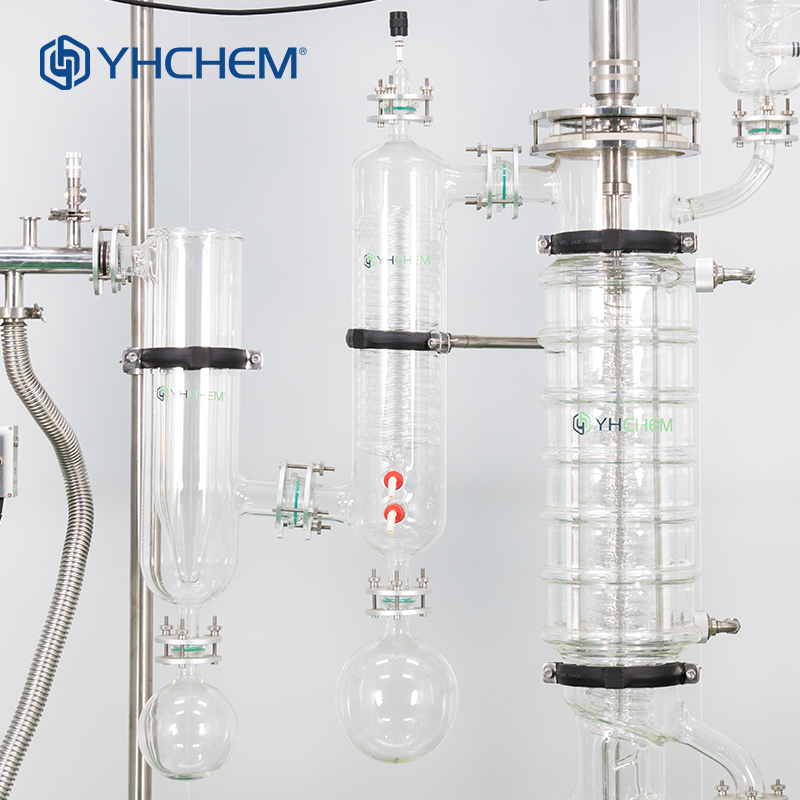 YHCHEM Wipe Film Molecular Distillation System(Borosilicate Glass) 3