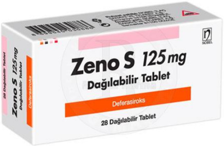 Zeno S (Deferasirox) 125 mg, 250 mg, 500 mg Dispersible Tablet