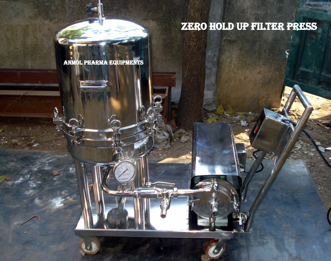 Zero Hold up Filter Press