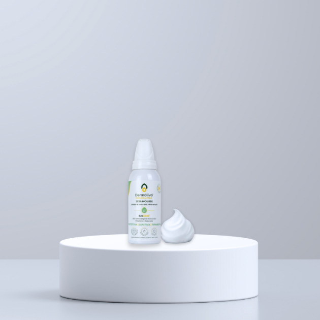 Zeta mousse (zinc oxide + Olive oil + Panthenol)