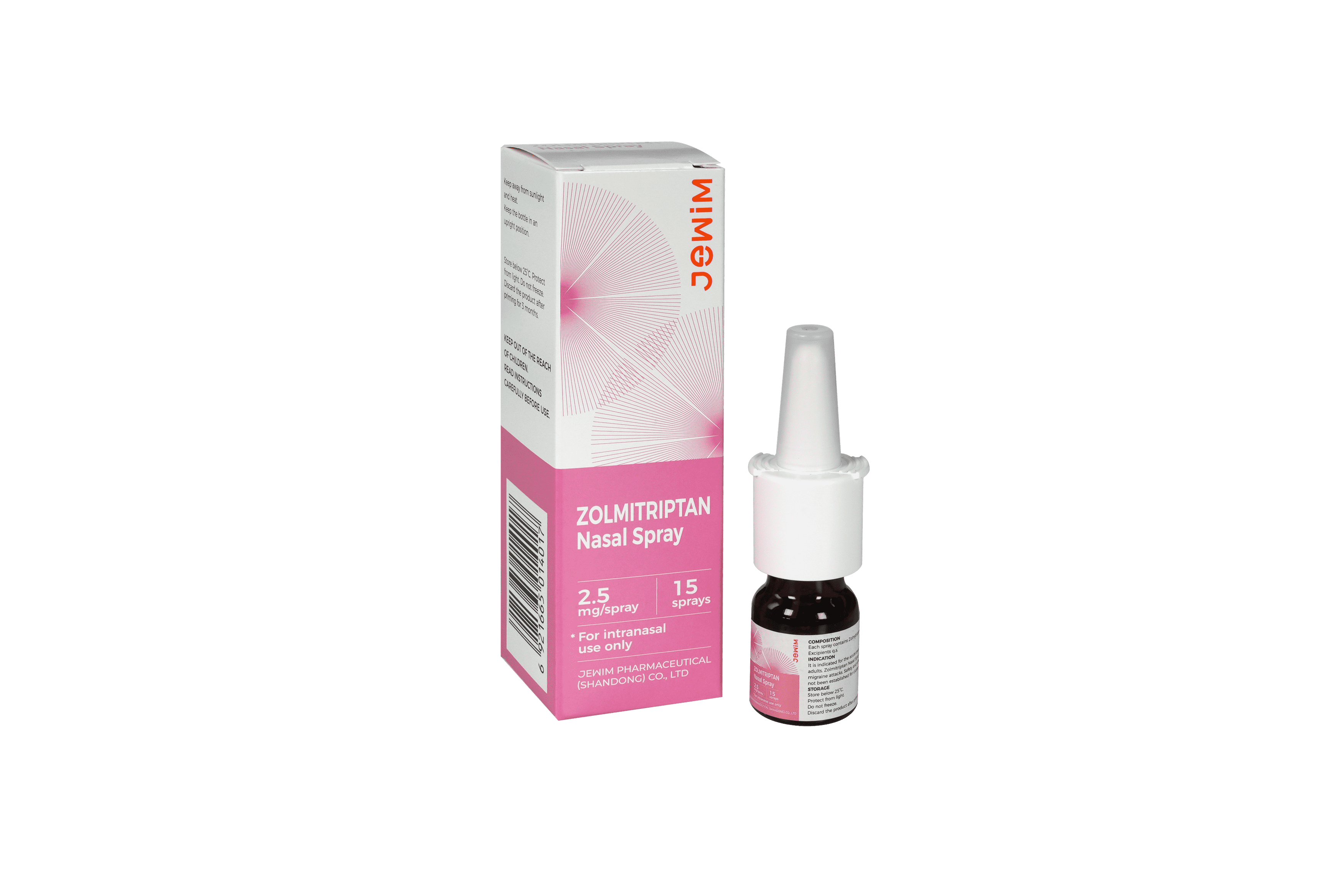 Zolmitriptan nasal spray