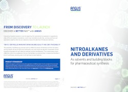 NITROALKANES AND DERIVATIVES  - As solvents and building blocks for pharmaceutical synthesis