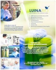 Luina Bio your key to early manufacturing