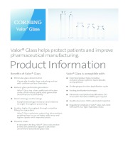 Corning Valor® Product Information Brochure