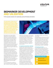 Factsheet - Biomarker Services
