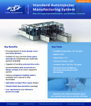 Standard Autoinjector Manufacturing System