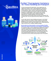 Purillex® Fluoropolymer Containers for Tissue Handling and Transport