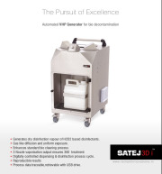 SATEJ 3D I : Automated VPHP (Vapor Phase Hydrogen Peroxide) System
