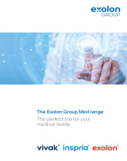 The Exolon Group Med range - The perfect trio for your medical needs