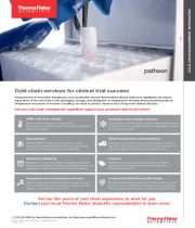 Cold chain services for clinical trial success