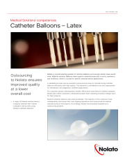 Nolato - Catheter balloons
