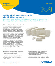 Millistak+® Pod disposable  depth filter system