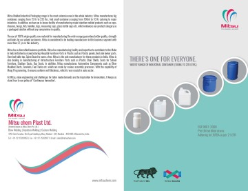Mitsu Chem Plast Ltd Brochure