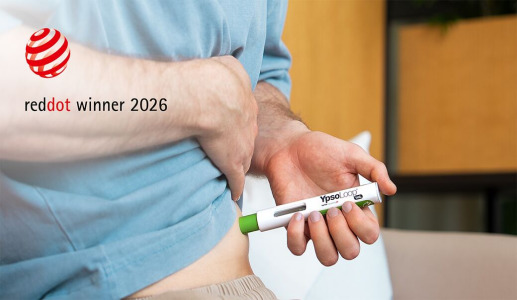 Ypsomed receives the Red Dot Design Award 2026 for YpsoLoop