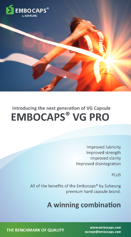 Introducing the next generation of VG Capsule, Embocaps®️ VG PRO