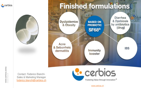 Cerbios FDF based on probiotic strain SF68