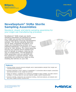 Novaseptum® SURe Sterile Sampling Assemblies