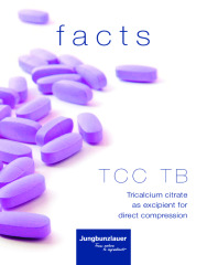 TCC TB Tricalcium citrate as excipient for direct compression