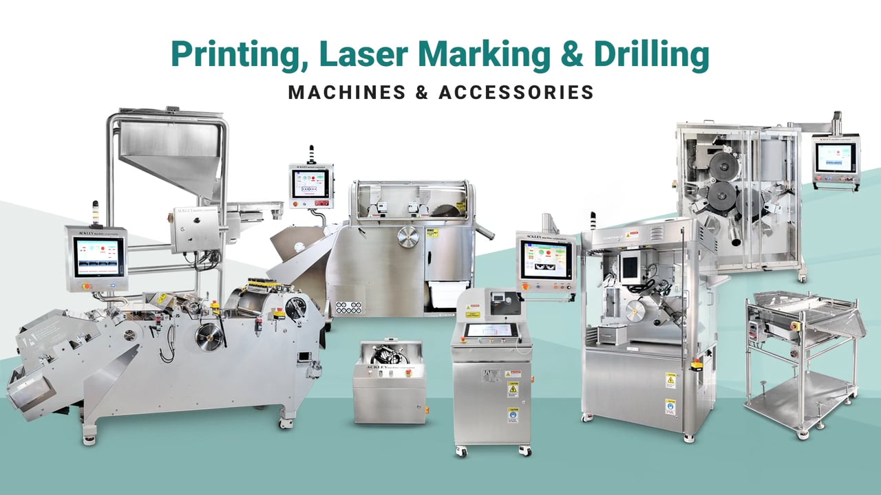 Tablet, Capsule & Softgel Printers, Laser Writers & Drilling Equipment